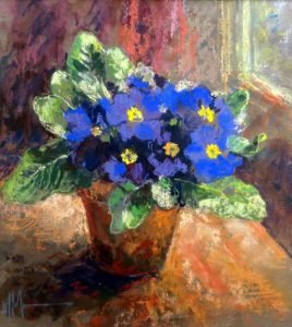 Maureen Jourdan, S.B.A., pastel.
