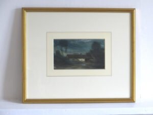 Etaples, France. Watercolour, dated 1903, by Henry Boddington (lived in Pas de Calais). £195.