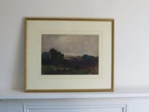 Chippenham Wiltshire Watercolour Landscape Painting