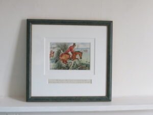 Fox Hunting Cartoon Watercolour