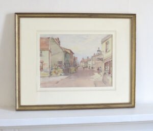 G.W. Collins Watercolour Painting of Leigh-On-Sea