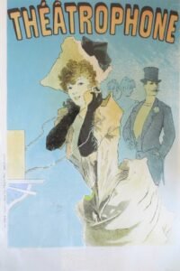 Jules Chéret Framed Théâtrophone Poster