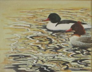 Ducks Watercolour Painting