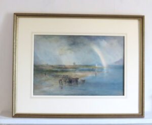 Mouth of the Conway, Watercolour by James T. Gee