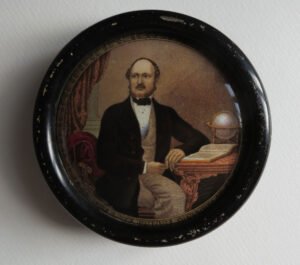 The Late Prince Consort Prattware Pot Lid