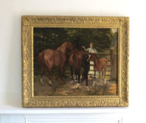 Horses Oil Painting