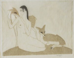 Woman with Deer