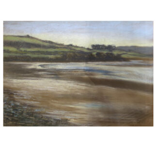 Pastel Seascape/ Coastal Painting of Llangrannog, Wales